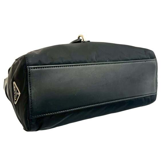 PRADA Black Leather Shoulder Bag - Picture 7 of 10